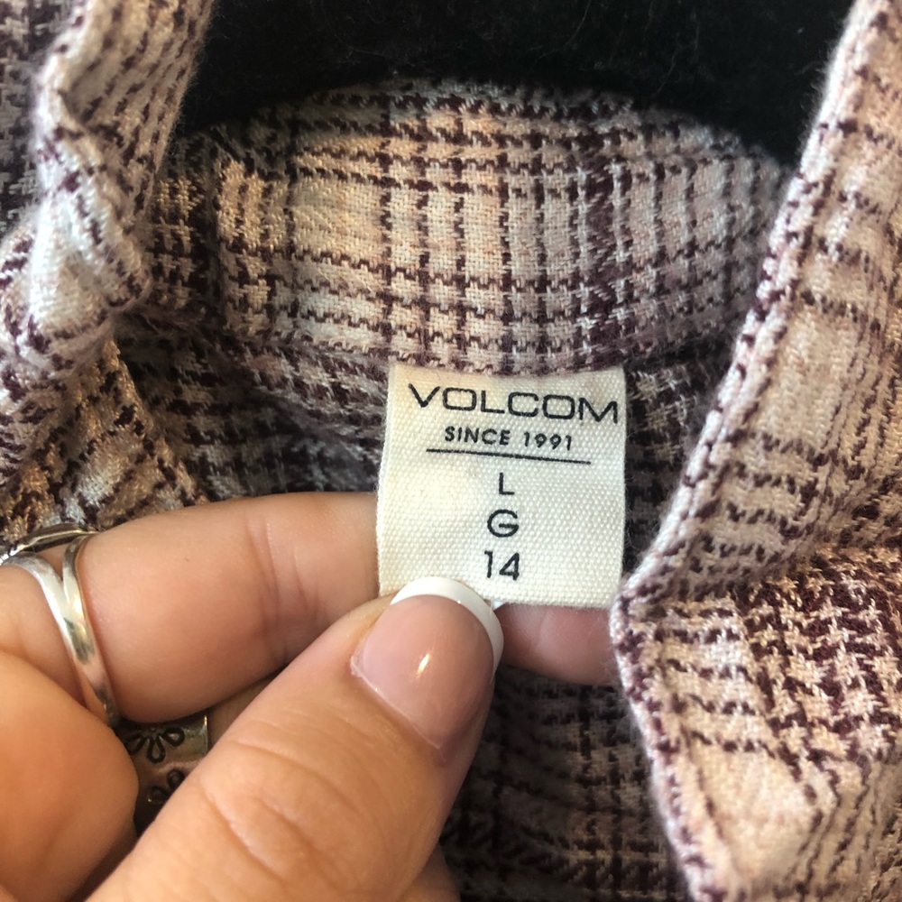 Volcom Plaid Button Up - Picture 2 of 2